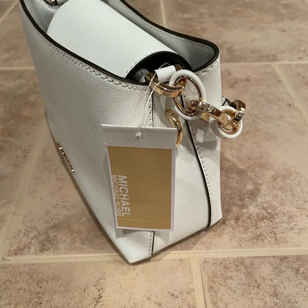 Michael Kors Portia East West Satchel Beige - NWT